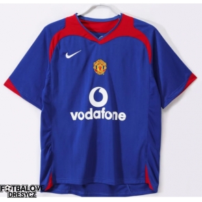Manchester United 2005-2006 Retro Venkovní Dres Krátký Rukáv Manchester United 2005-2006 Retro Venkovní Dres Krátký Rukáv